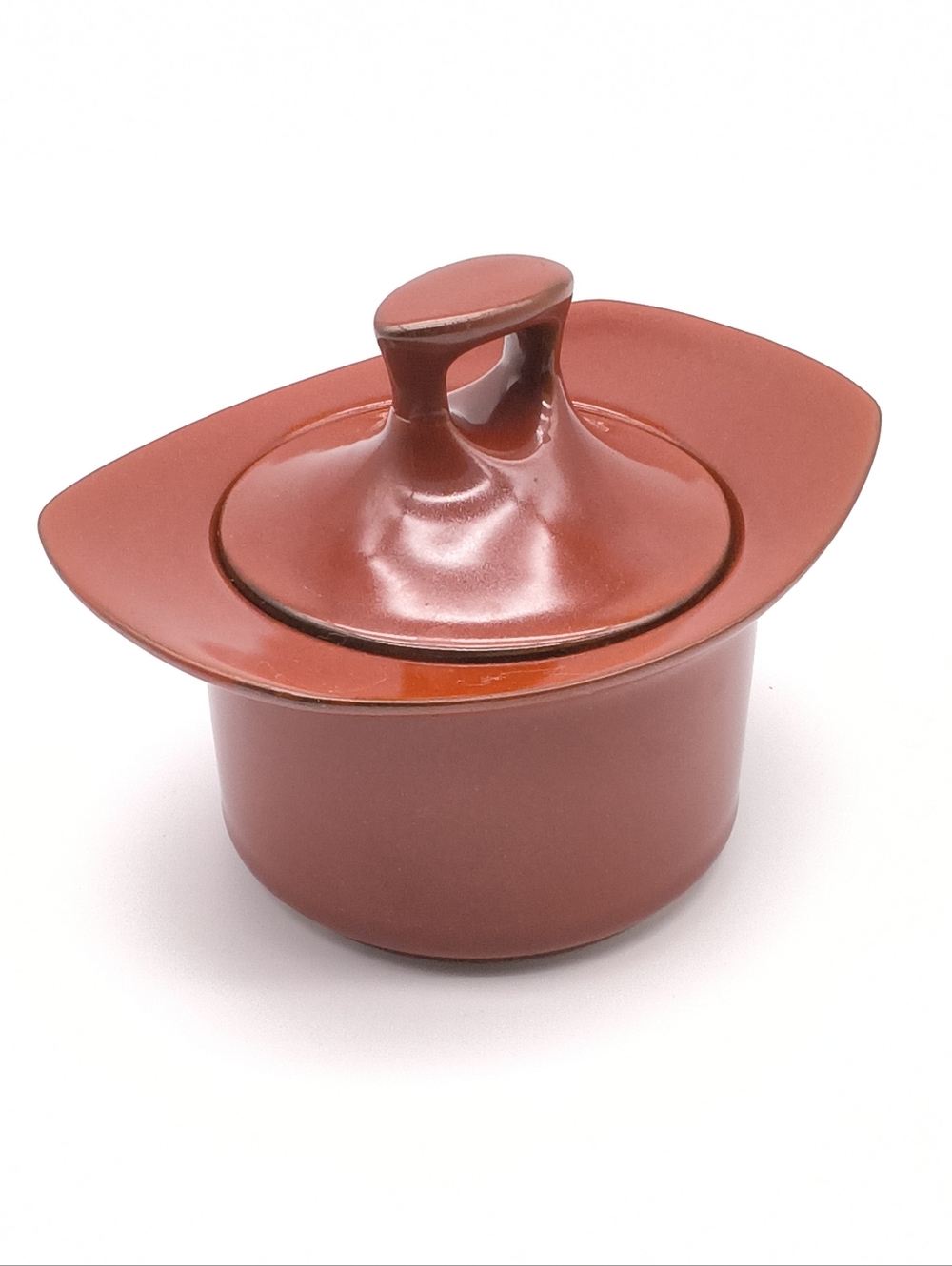 Vintage Mikasa Habitat "Nordic Fire" D1405 Stoneware Casserole Dish – Made in Ja